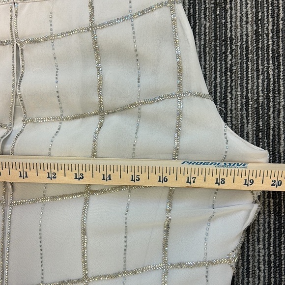 Daymor Couture Elegant Silver Beaded Embellished Special Occasion Dress … - Picture 10 of 13